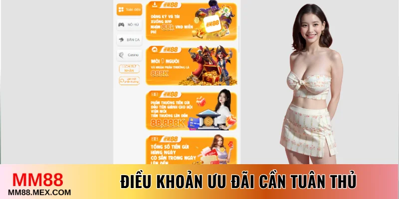 Điều khoản ưu đãi cần tuân thủ tại nhà cái